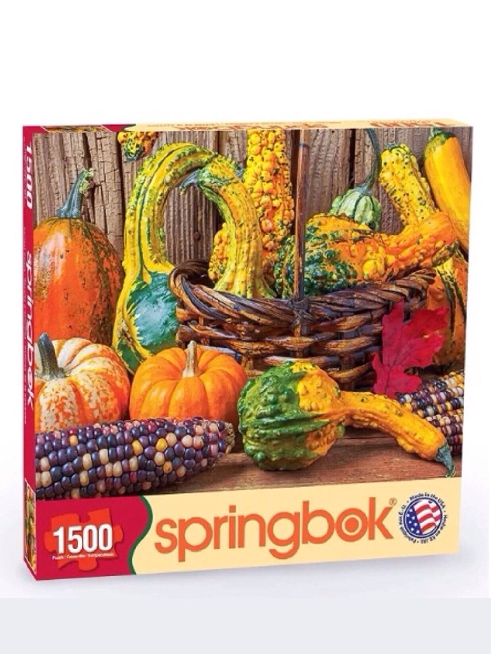 Springbok 1500 Piece Harvest Colors Jigsaw Puzzle - Multicolor